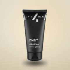 Żel do mycia twarzy i brody Unit4Men – Citrus&Musk, butelka produktu