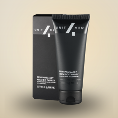 Rewitalizujący krem do twarzy Unit4Men – Citrus&Musk, tuba produktu